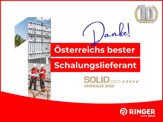 Solid Ranking - Bester Schalungslieferant - RINGER