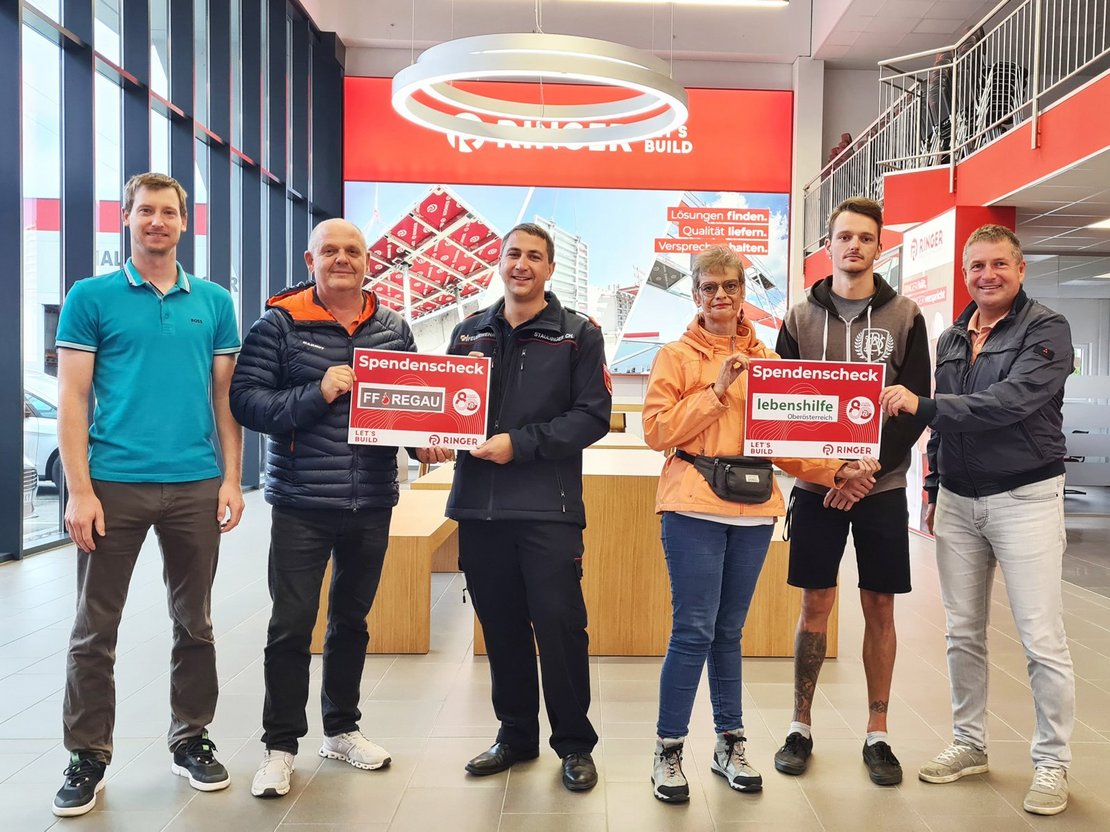 RINGER donates income from anniversary celebration