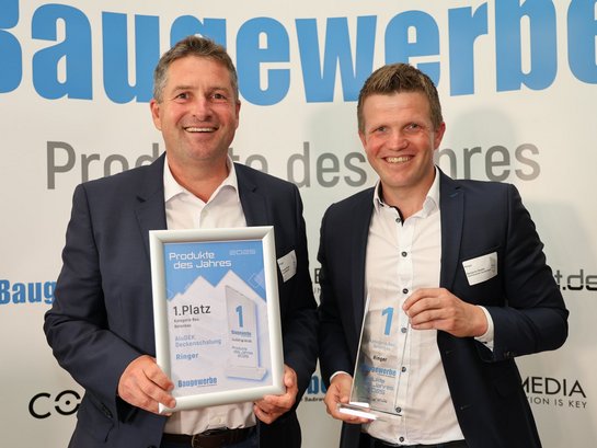 Preisverleihung - Produkt des Jahres 2025 - Fachmagazin Baugewerbe