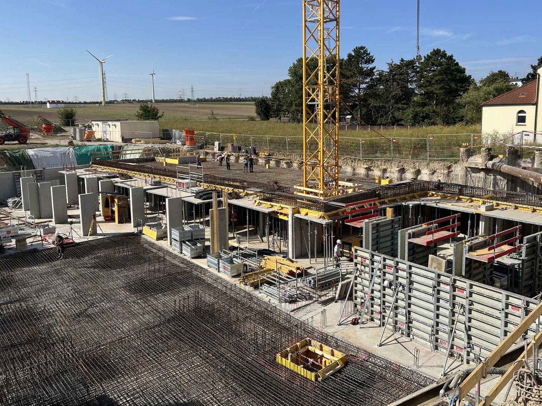 Residential building project in Schwechat with Master PRO wall formwork