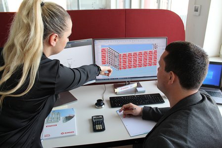 RINGER experts plan formwork on the PC