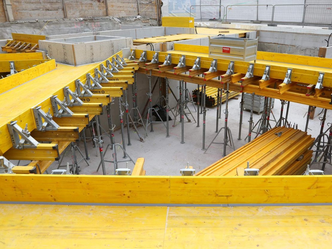Guardrail clamps slab formwork Flex