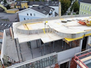 Wohnanlage geschalt mit RINGER AluDEK Deckenschalung
