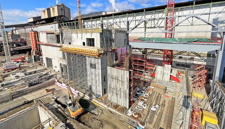 Overall view of construction package 3 – central media building