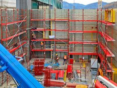 RINGER double railing scaffolding