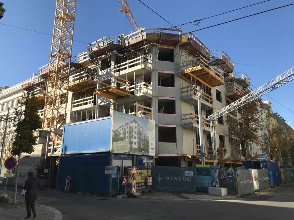 neubau eigentumswohnungen mit gerüst in wien von ringer gmbh neubau eigentumswohnungen mit gerüst in wien von ringer gmbh